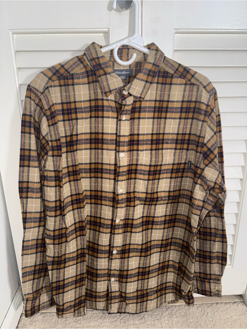 Eddie Bauer Men’s Flannel Shirt size large
